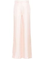 Lanvin pantalon en soie à coupe ample - Rose