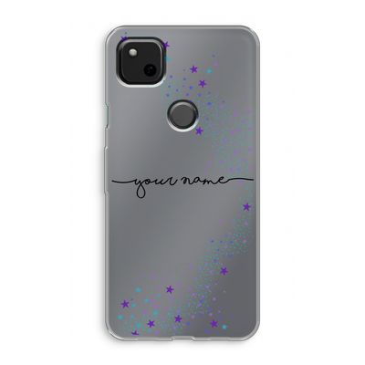 Sterren: Google Pixel 4a Transparant Hoesje