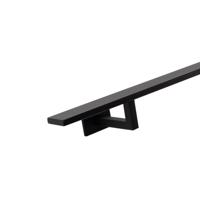 Staaltje trapleuning rond 42,2mm brons