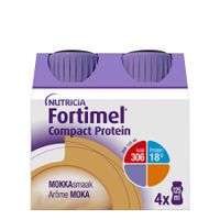 Fortimel Compact Protein Mokka Flesjes 4x125ml