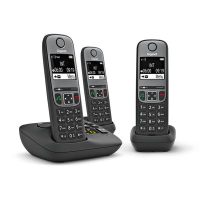 GigasetA705A Trio Huistelefoon Zwart