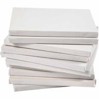 Creativ Company Gespannen canvas, d: 1,6 cm, a2, afm 42x60 cm, 280 gr, wit, 20 stuk/ 1 doos