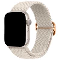 Apple Watch Bandje Weavy - Nylon - Sterrenlicht - 38, 40, 41 & 42mm