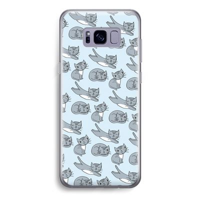 Poezen: Samsung Galaxy S8 Transparant Hoesje