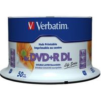 Verbatim 97693 lege dvd 8,5 GB DVD+R DL 50 stuk(s) - thumbnail