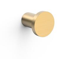 Handdoek haak Max | Wandmontage | 3 cm | Enkel haaks | 24k Goud mat