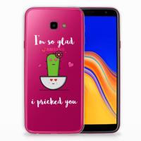 Samsung Galaxy J4 Plus (2018) Telefoonhoesje met Naam Cactus Glad