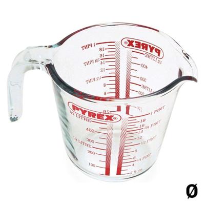 Meetkan Pyrex Classic Vidrio Transparant Glas Inhoud 1 L