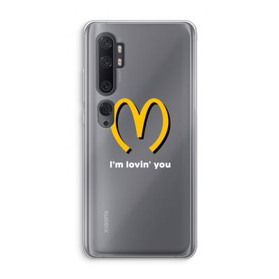 I'm lovin' you: Xiaomi Mi Note 10 Pro Transparant Hoesje