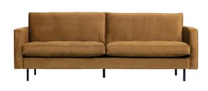 WOOOD Bank 'Rodeo' 2,5-zits, Velvet, kleur Honing Geel