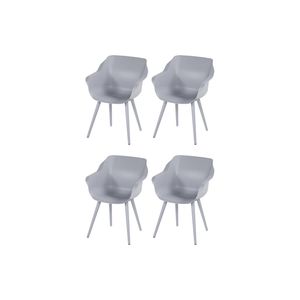 Hartman Sophie Studio dining armstoel - Misty Grey - Set van 4