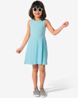 HEMA Kinderjurk Rib Aqua (aqua)