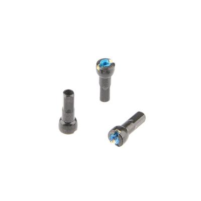Alpina spaaknippel met ronde kop 14g/15.0mm/4/fg 2.3 abs/messing zwart (144 stuks)
