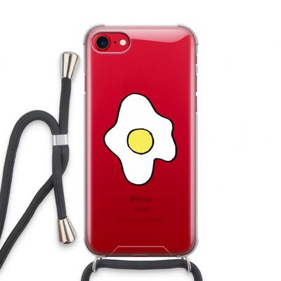 Spiegelei: iPhone SE 2020 Transparant Hoesje met koord