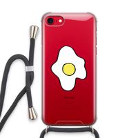 Spiegelei: iPhone SE 2020 Transparant Hoesje met koord