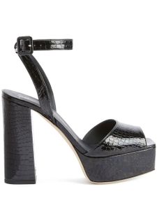 Giuseppe Zanotti sandales New Betty en cuir - Noir