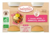 Babybio Dessert appel abrikoos granen 130 gr bio (2 st)