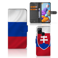 Samsung Galaxy A21s Bookstyle Case Slowakije - thumbnail