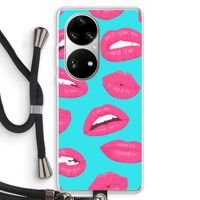 Bite my lip: Huawei P50 Pro Transparant Hoesje met koord