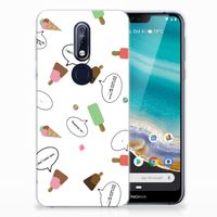 Nokia 7.1 Siliconen Case IJsjes