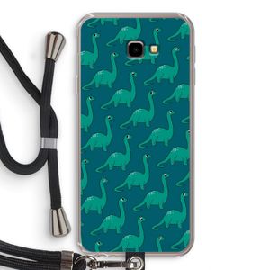 Diplodocus: Samsung Galaxy J4 Plus Transparant Hoesje met koord