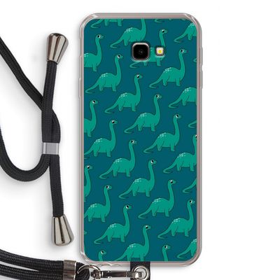 Diplodocus: Samsung Galaxy J4 Plus Transparant Hoesje met koord