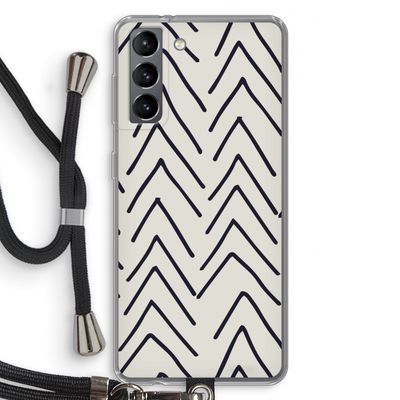 Marrakech Arrows: Samsung Galaxy S21 Transparant Hoesje met koord