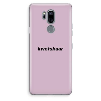 kwetsbaar: LG G7 Thinq Transparant Hoesje