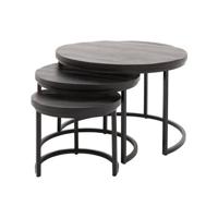 Goossens Salontafel Jelle XL in Mango zwart was Goossens Salontafel Jelle XL in Mango zwart was
