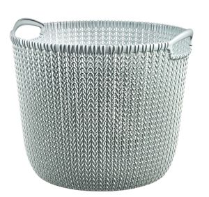 Curver knit mand rond L 30 liter misty blue