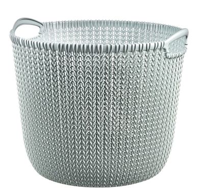 Curver knit mand rond L 30 liter misty blue