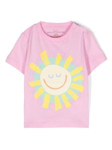 Stella McCartney Kids t-shirt à imprimé graphique - Rose