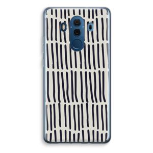 Moroccan stripes: Huawei Mate 10 Pro Transparant Hoesje