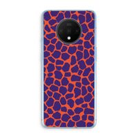 Purple Giraffe: OnePlus 7T Transparant Hoesje