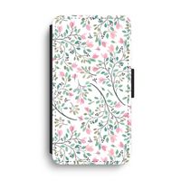 Sierlijke bloemen: iPhone XS Max Flip Hoesje
