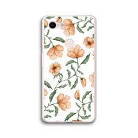 Peachy flowers: Google Pixel 3 XL Transparant Hoesje