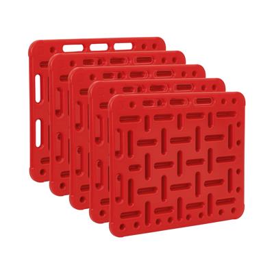 Opdrijfschotten voor varkens - set van 5 - 97 x 77 cm - rood