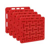Opdrijfschotten voor varkens - set van 5 - 97 x 77 cm - rood Opdrijfschotten voor varkens - set van 5 - 97 x 77 cm - rood