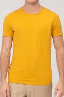 OLYMP Casual Regular Fit T-Shirt ronde hals maïs, Effen - thumbnail