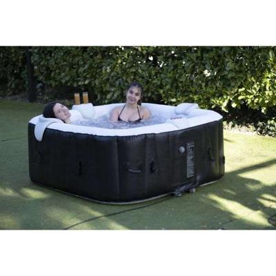 SUNSPA Square Opblaasbare Spa 6 plaatsen met ledstrip