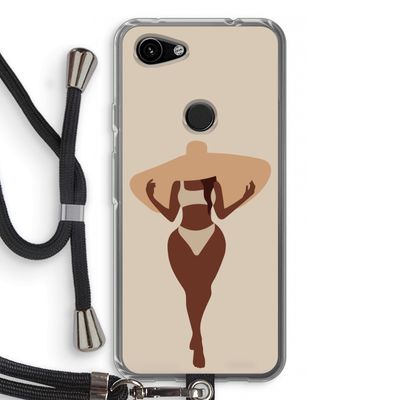 Let's get salty: Pixel 3a Transparant Hoesje met koord