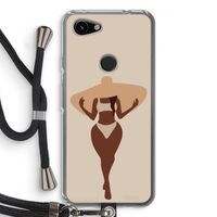 Let's get salty: Pixel 3a Transparant Hoesje met koord