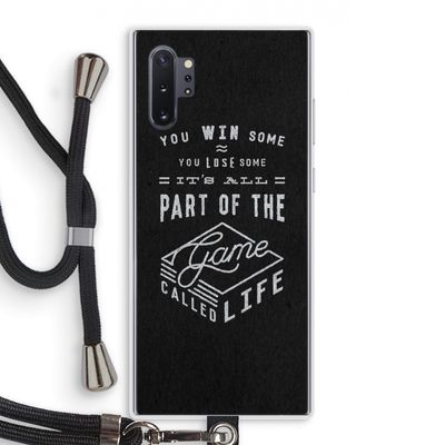 Life: Samsung Galaxy Note 10 Plus Transparant Hoesje met koord