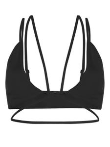 ANDREĀDAMO soutien-gorge à design nervuré - Noir