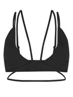 ANDREĀDAMO soutien-gorge à design nervuré - Noir