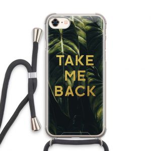 Take me back: iPhone 7 Transparant Hoesje met koord