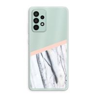 A touch of peach: Samsung Galaxy A52s 5G Transparant Hoesje