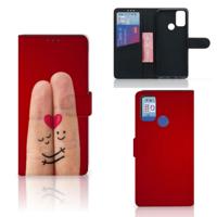 Alcatel 1S (2021) | Wallet Case | met Pasjes | Liefde - Origineel Romantisch Cadeau