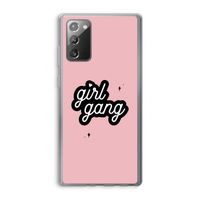Girl Gang: Samsung Galaxy Note 20 / Note 20 5G Transparant Hoesje