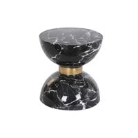 Bijzettafel DKD Home Decor 33 x 33 x 35 cm Zwart Ijzer